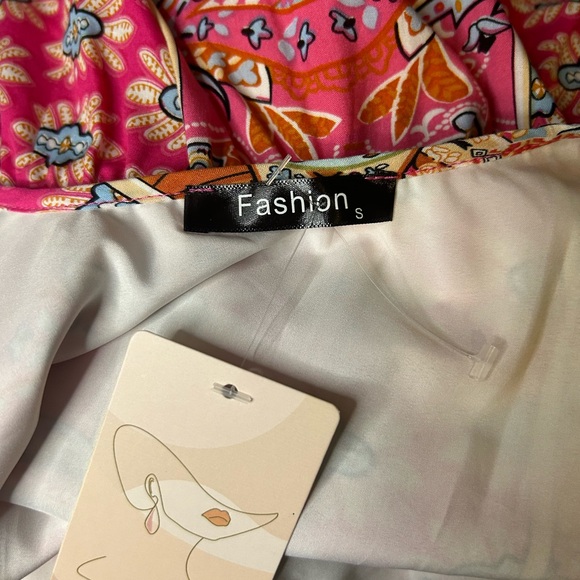 Women’s Dress Multi Colored Spaghetti Strap Dress Boho Vibes Size Small - Picture 10 of 10